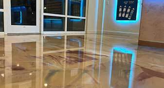 Metallic-Epoxy-Flooring-Commercial Metallic Epoxy Flooring